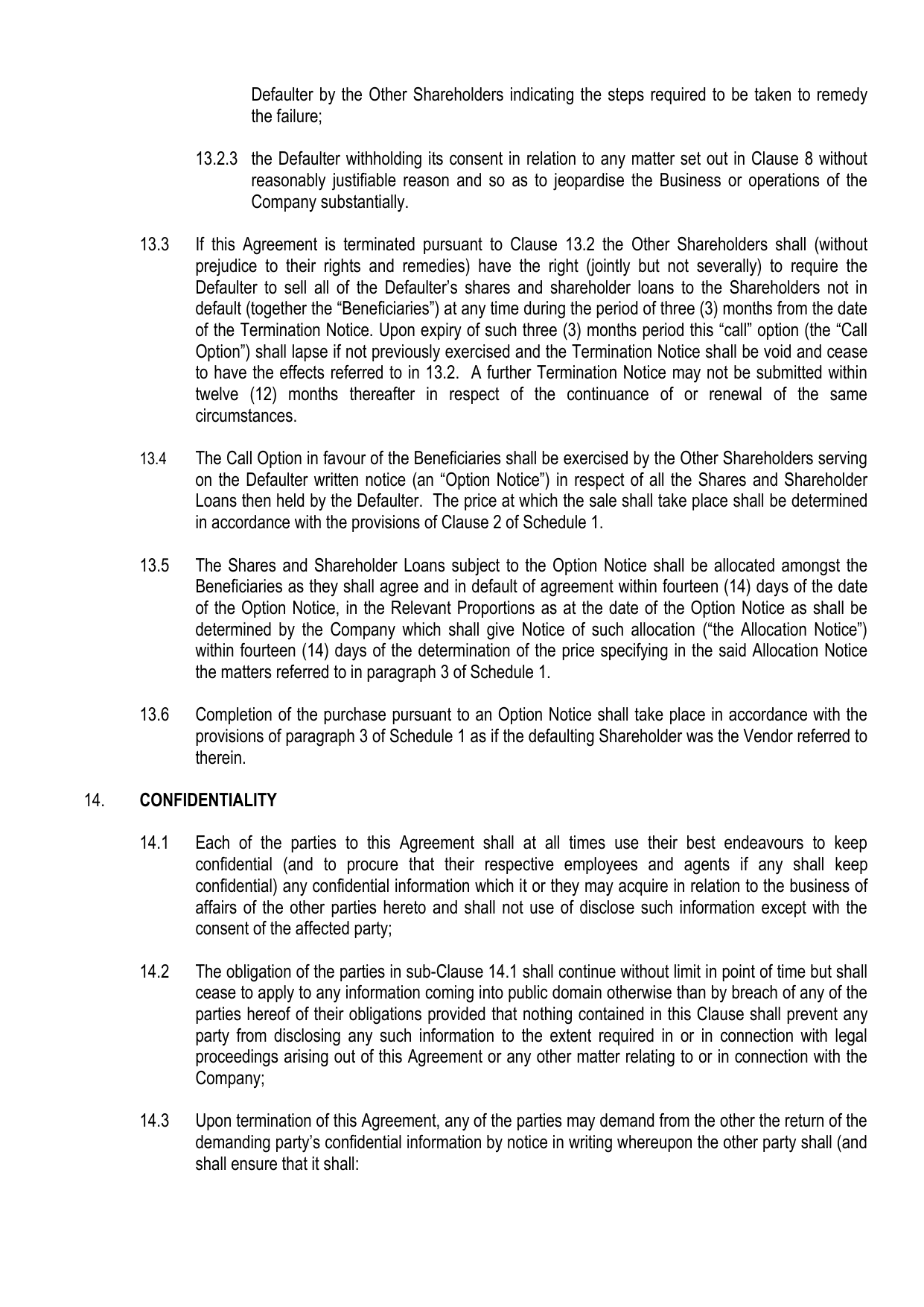 Download Joint Venture Agreement Sample kenya SheriaHub Documents